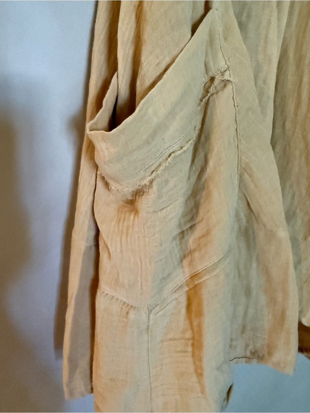 Free People Billowy Bohemian Gauze Pina Colada Tunic size S - Picture 6 of 6